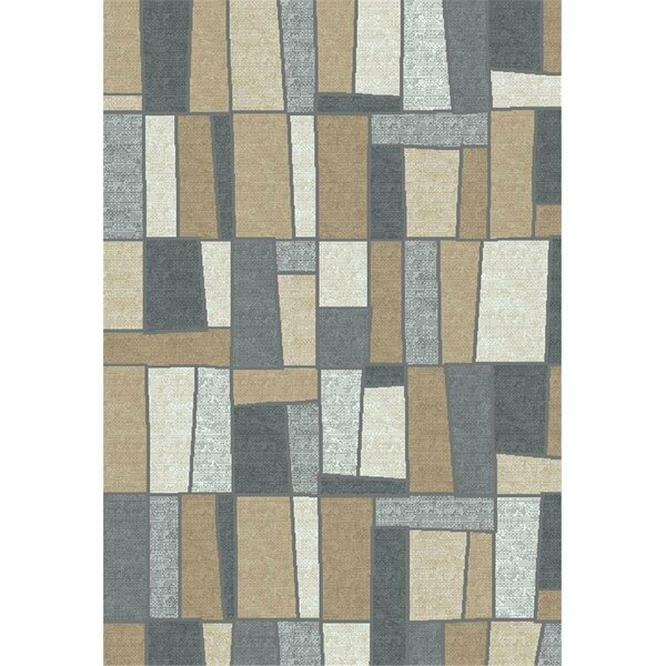 Mayberry Rug 5 ft. 3 in. x 7 ft. 3 in. Denver Gridlock Area Rug, Multi Color DN8266 5X8